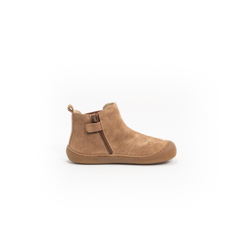 NATURINO Barefoot Glitty Suède Brown