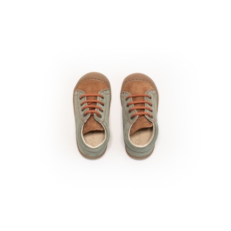 NATURINO Cocoon Suède Olive-Brown-Copper