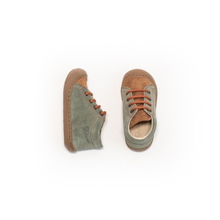 NATURINO Cocoon Suède Olive-Brown-Copper