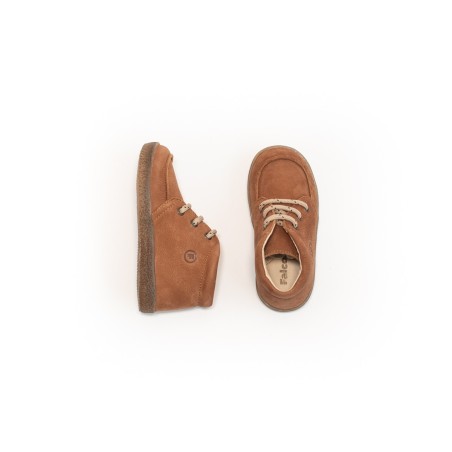 Bottines enfant nubuck camel Falcotto Ostrit | Victoire