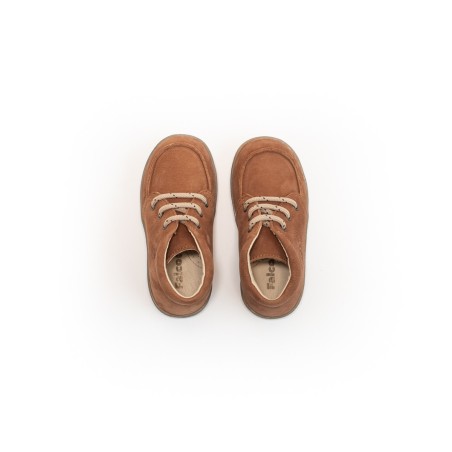 Bottines enfant nubuck camel Falcotto Ostrit | Victoire