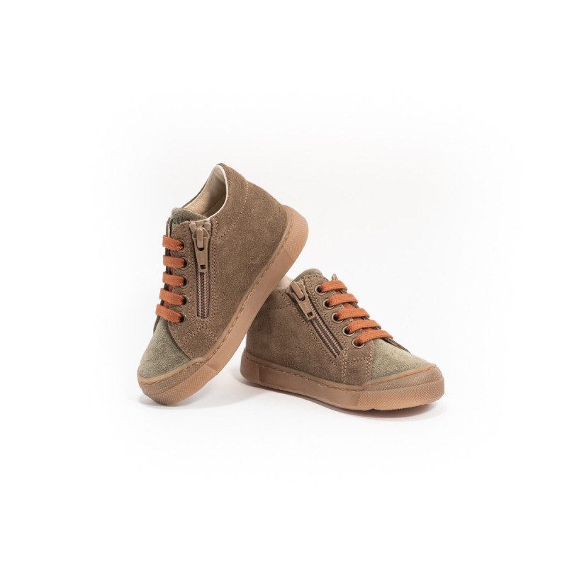 FALCOTTO Snopes Zip Lightbrown-Militare