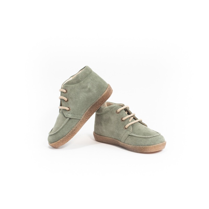 FALCOTTO Ostrit Suède Olive-Sand