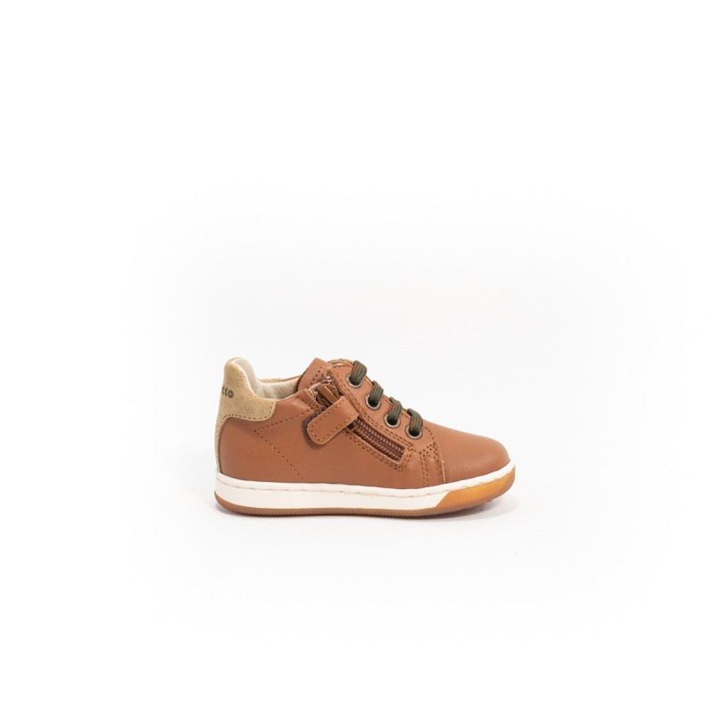 FALCOTTO Adam Zip Cognac-Sand