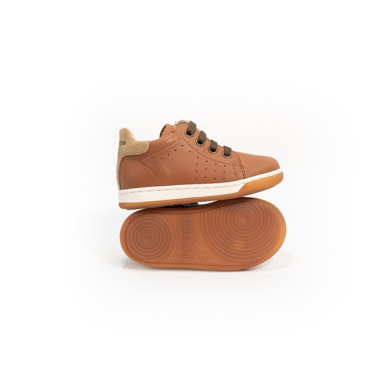 FALCOTTO Adam Zip Cognac-Sand