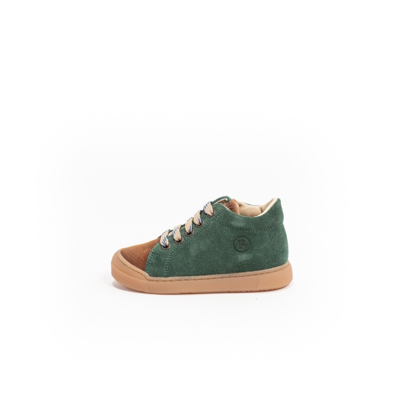 FALCOTTO Snopes Zip Greenbottle-Cuoio