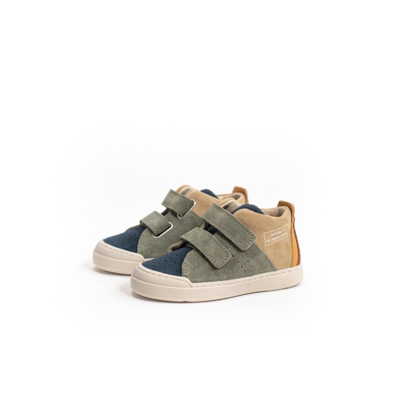 NATURINO Trajan High VL Navy-Olive-Sand