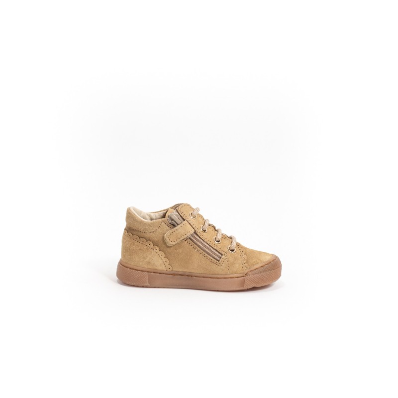 FALCOTTO Ateny Zip Suède Sand