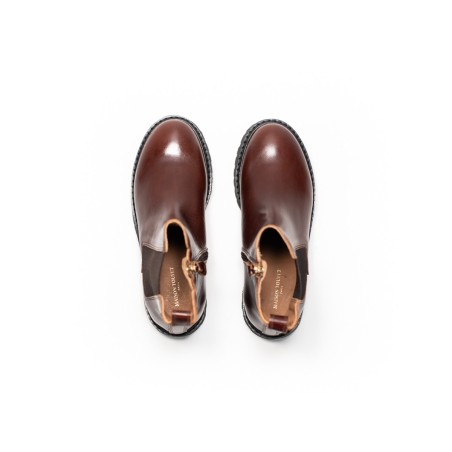 MAISON TOUFET Joyce Cuir Glacé Whisky