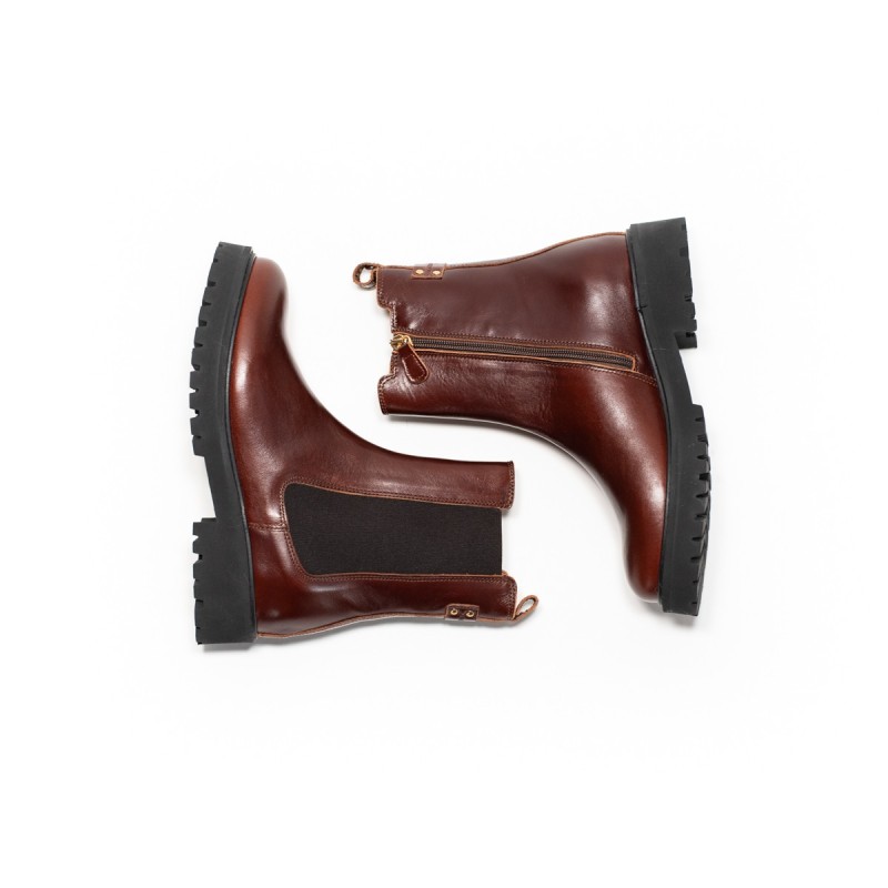 MAISON TOUFET Joyce Cuir Glacé Whisky