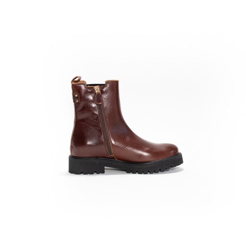 MAISON TOUFET Joyce Cuir Glacé Whisky