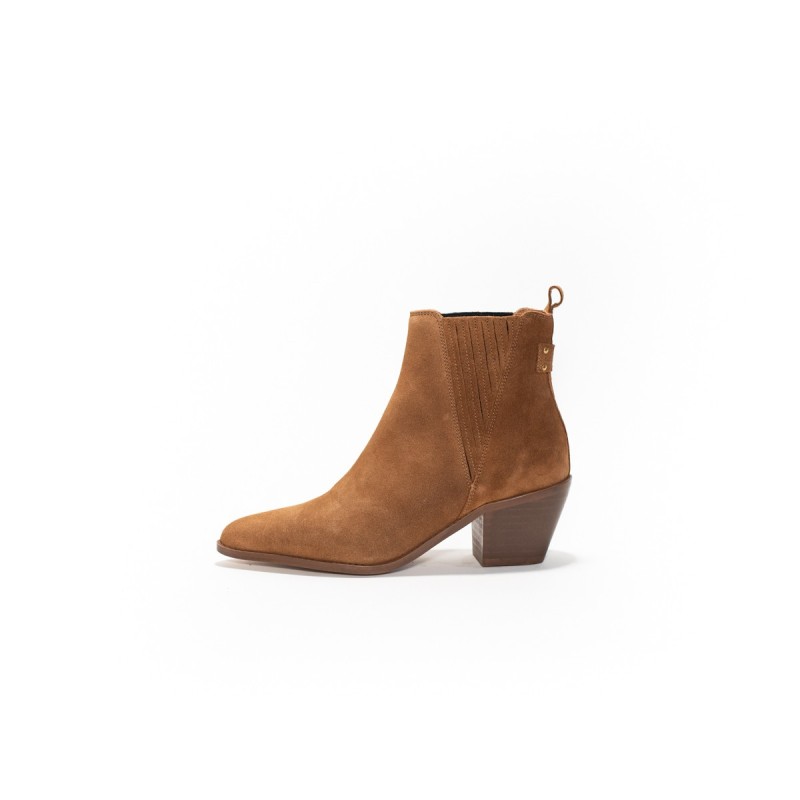 MAISON TOUFET Cleo Cuir Velours Camel