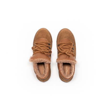 MAISON TOUFET Layla Cuir Velours Camel