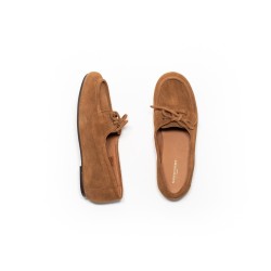 MAISON TOUFET Charline Cuir Velours Camel