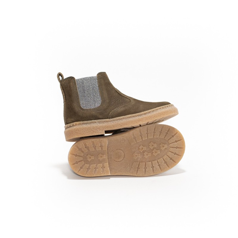 POM D'API - Trix Jod Zip Nubuck Kaki