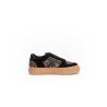 FAGUO - Walnut PLatform Tennis Wov-Suède BLA26