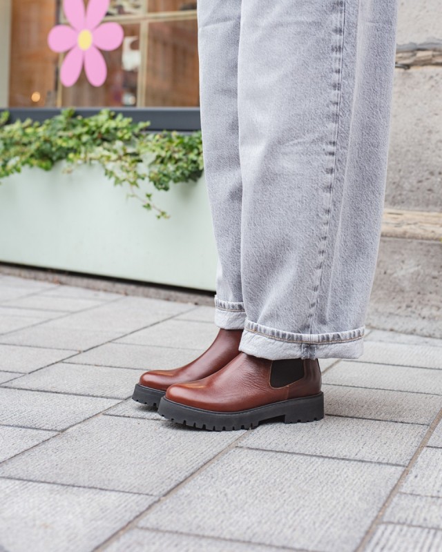 MAISON TOUFET Joyce Cuir Glacé Whisky