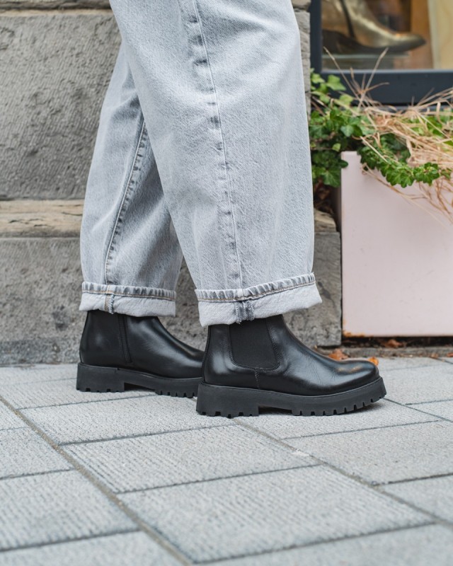 MAISON TOUFET Joyce Cuir Glacé Noir