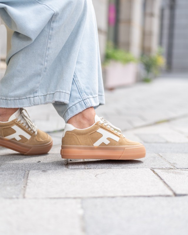 FAGUO - Walnut Platform Tennis Suède BEI07