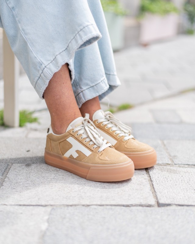 FAGUO - Walnut Platform Tennis Suède BEI07