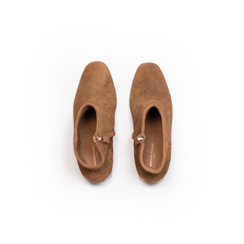 MAISON TOUFET Louane Cuir Velours Camel