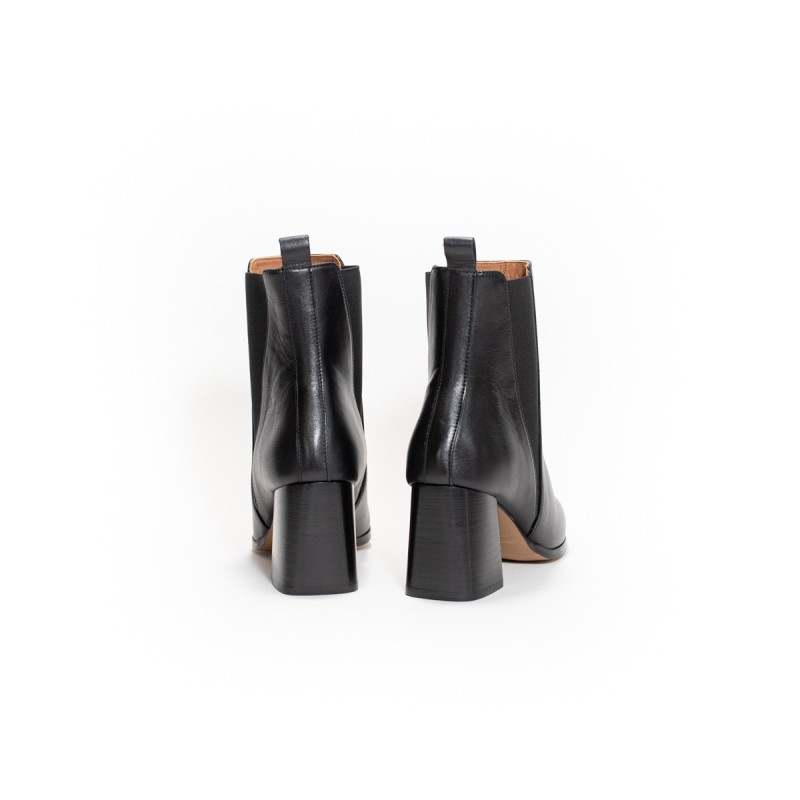 MAISON TOUFET Sixtine Cuir Lisse Noir