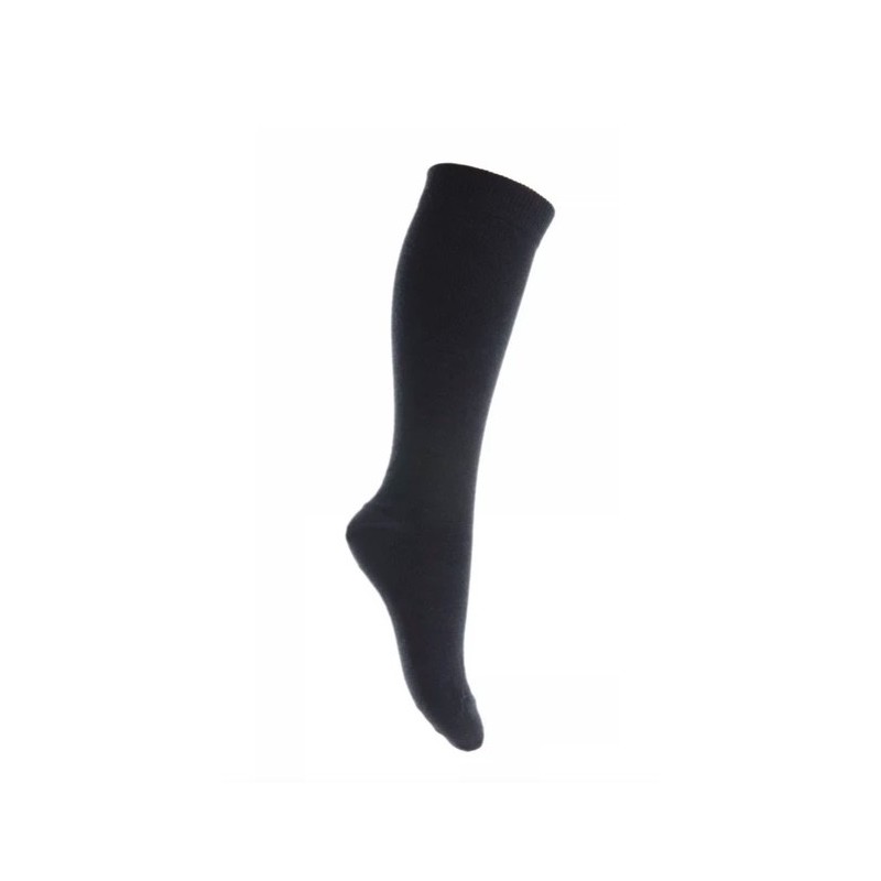 MP DENMARK Wool Rib Knee Socks 8/Black
