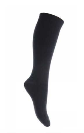 MP DENMARK Chaussette Wool Rib Knee 8/Black