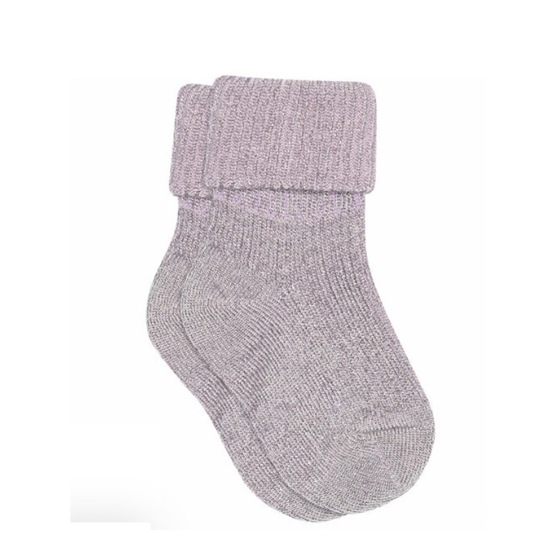 MP DENMARK Ida Glitter Socks Lupine