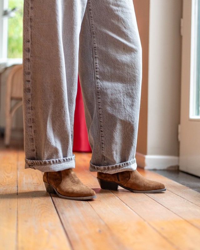 ALIWELL - Lennox Alva Velours Camel