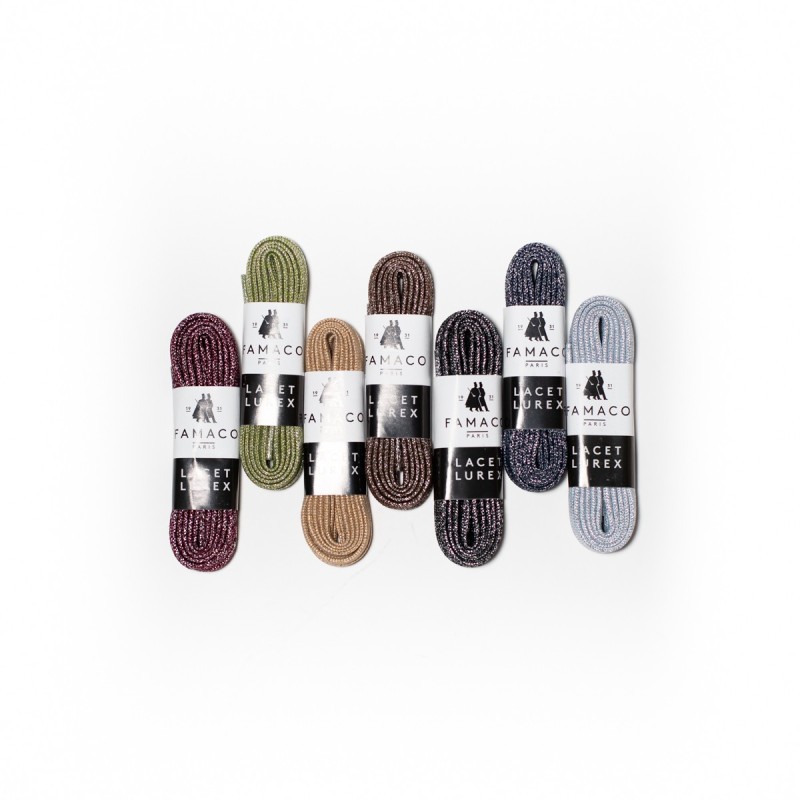 FAMACO Lacet Paillette Plat 120cm