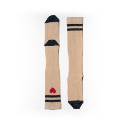 MP DENMARK Elga Glitter Socks 753/Champagne Beige