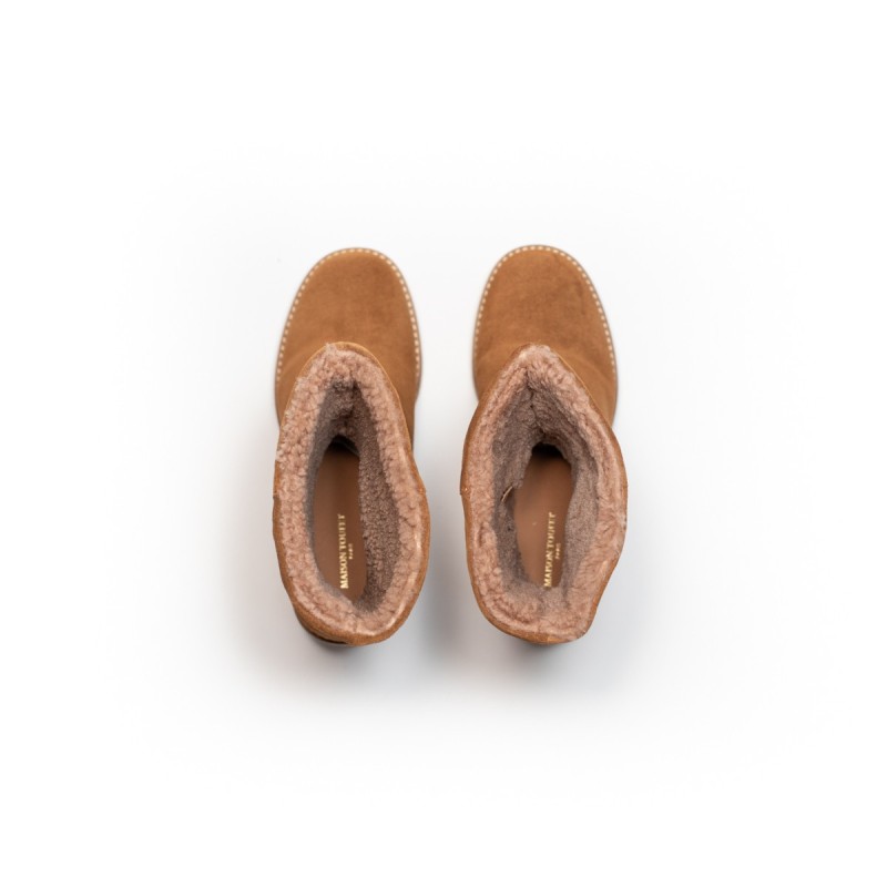 MAISON TOUFET Emiliana Cuir Velours Camel