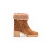 MAISON TOUFET Emiliana Cuir Velours Camel