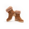 MAISON TOUFET Emiliana Cuir Velours Camel