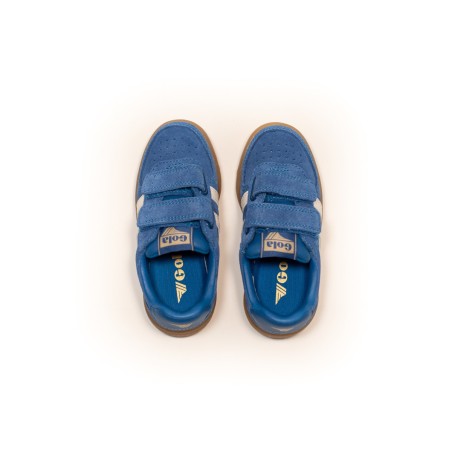 GOLA Basket Hawk Suède Strap MarineBlue/OffWhite/Gum