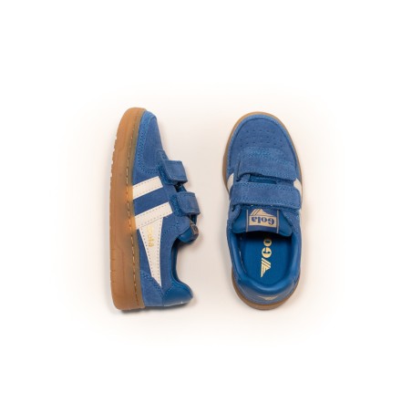GOLA Basket Hawk Suède Strap MarineBlue/OffWhite/Gum