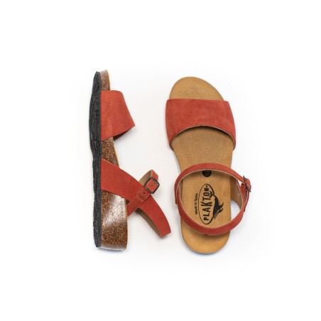 PLAKTON Sandale Norwey Afelpado Terracota