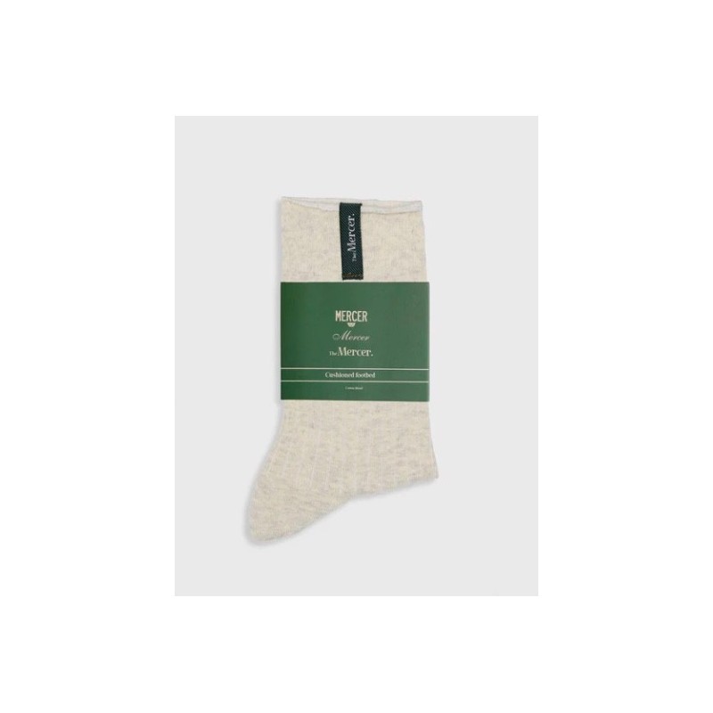 MERCER Label Socks Sand