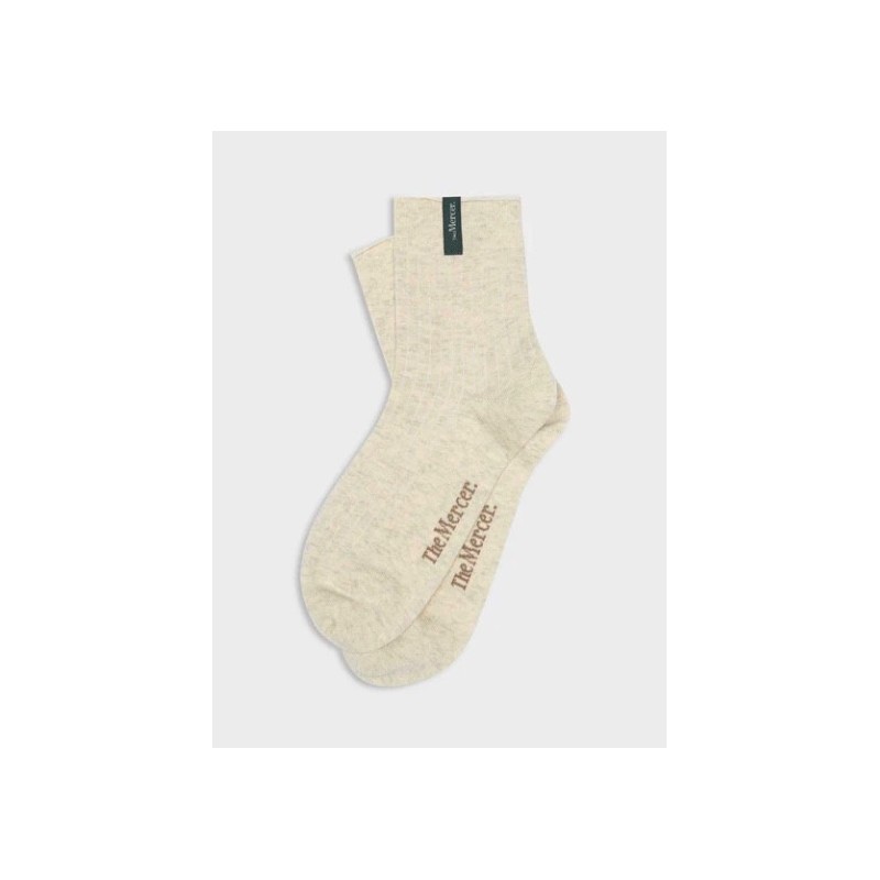 MERCER Label Socks Sand