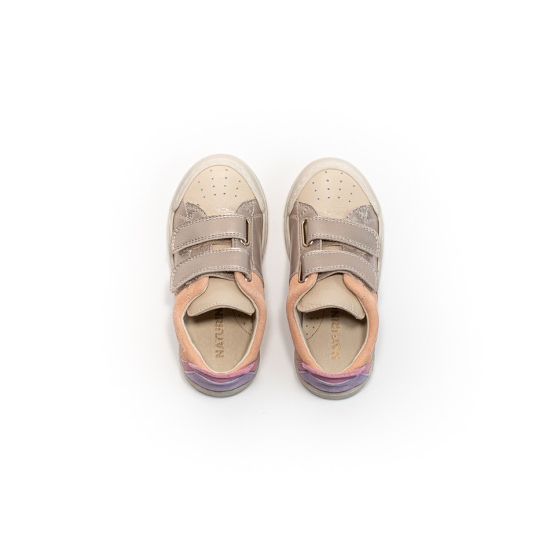 NATURINO Trajan VL Naplak/Suède Milk-Cipria-Soft Peach