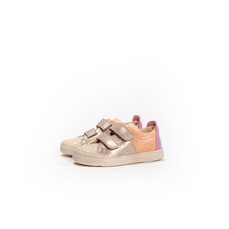 NATURINO Trajan VL Naplak/Suède Milk-Cipria-Soft Peach