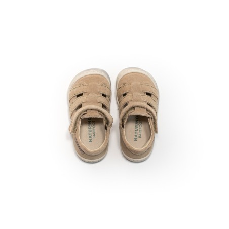 NATURINO Barefoot Fildi Suède Sand-Militare