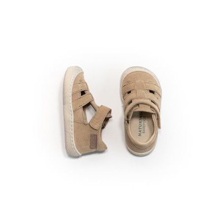NATURINO Barefoot Fildi Suède Sand-Militare