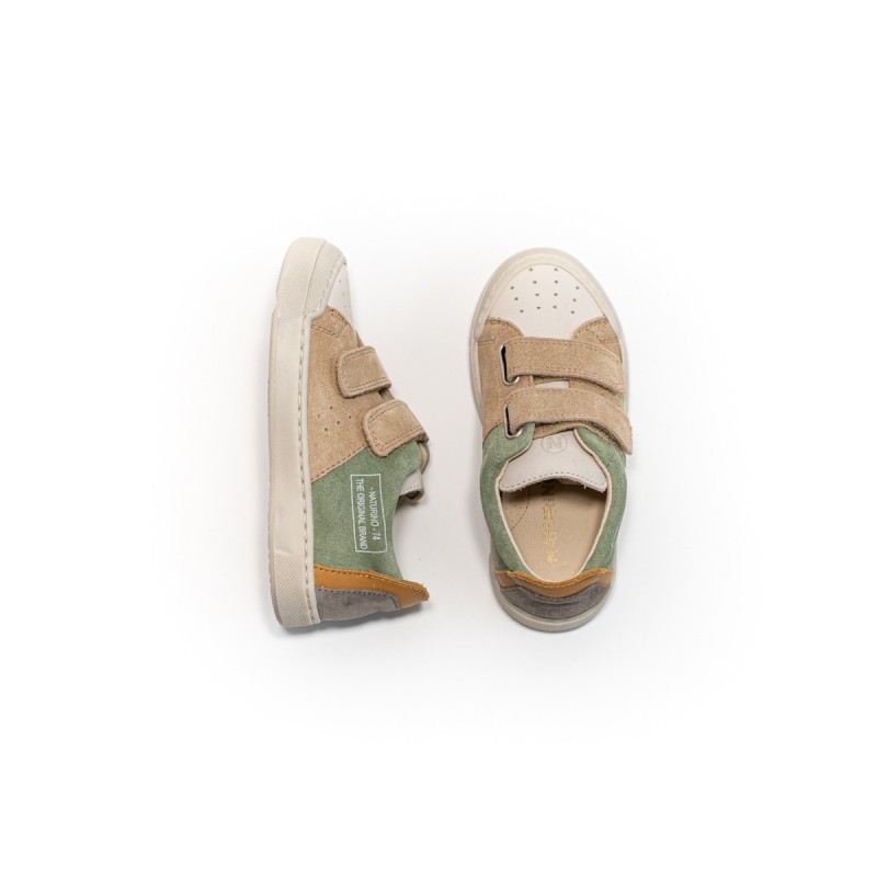 NATURINO Trajan VL Nappa/Suède Milk-Sand-Leaf