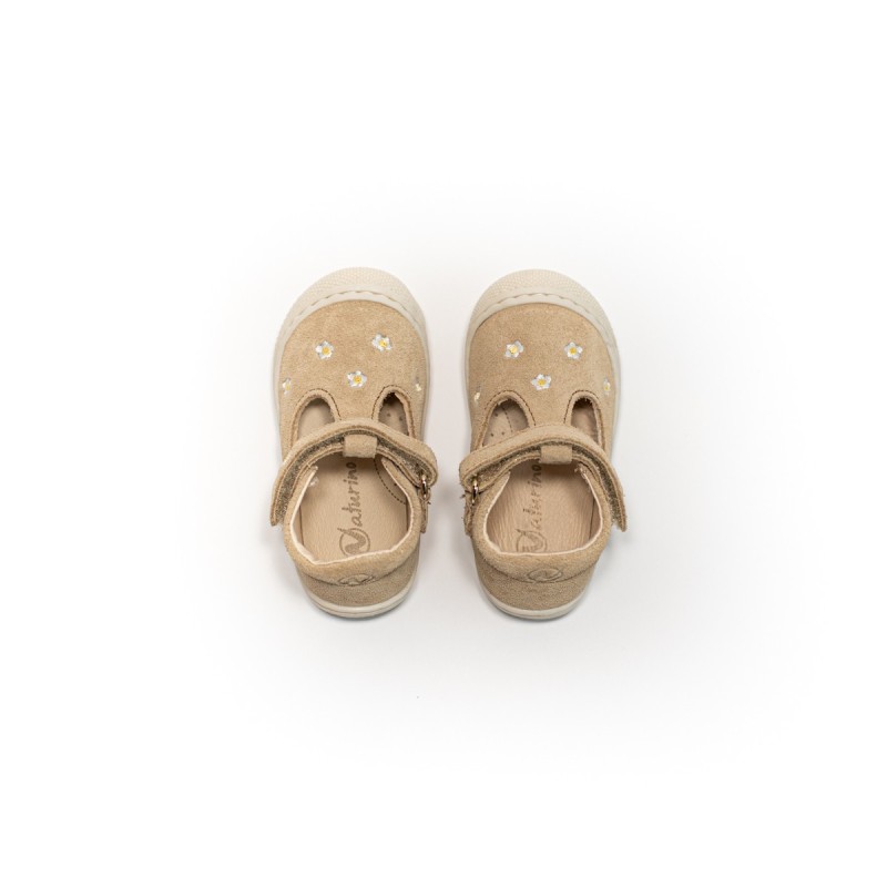 NATURINO Indis Suède Daisies Sand