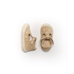 NATURINO Indis Suède Daisies Sand