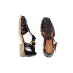 MAISON TOUFET Suzanne Cuir Lisse Noir