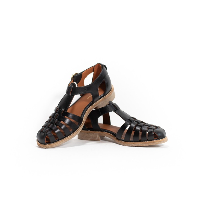 MAISON TOUFET Suzanne Cuir Lisse Noir