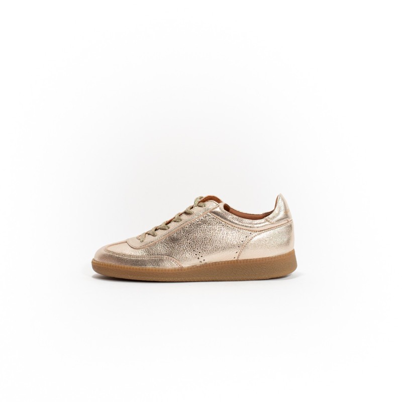 MAISON TOUFET Solveig Cuir Pailleté Doré Clair